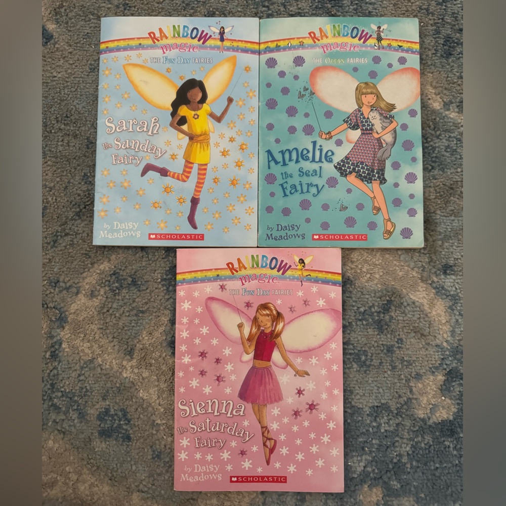 Rainbow magic book series - set of 3